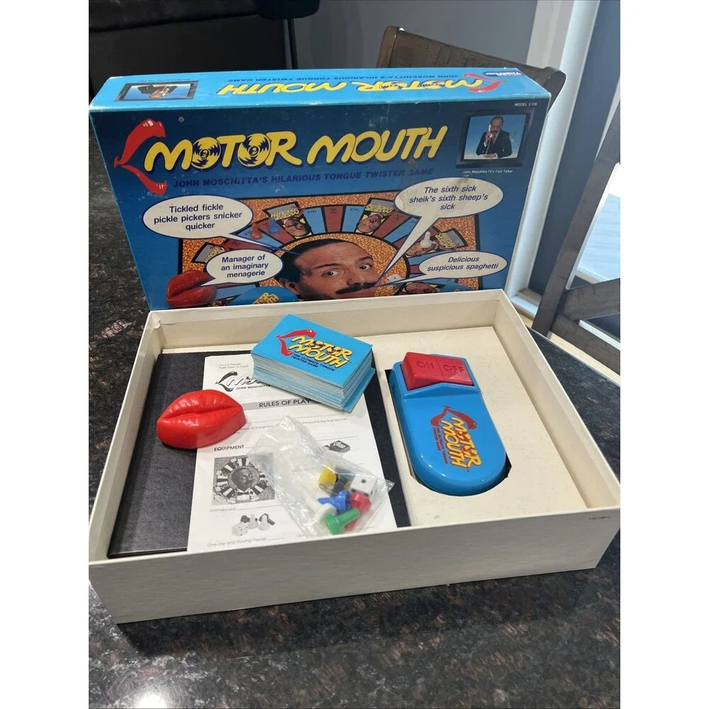 Vintage 1990 Motor Mouth Game Complete Ships Free